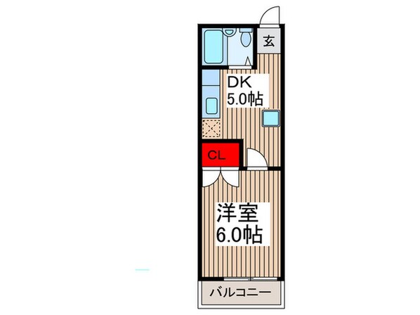 ハイムカナヤマの物件間取画像